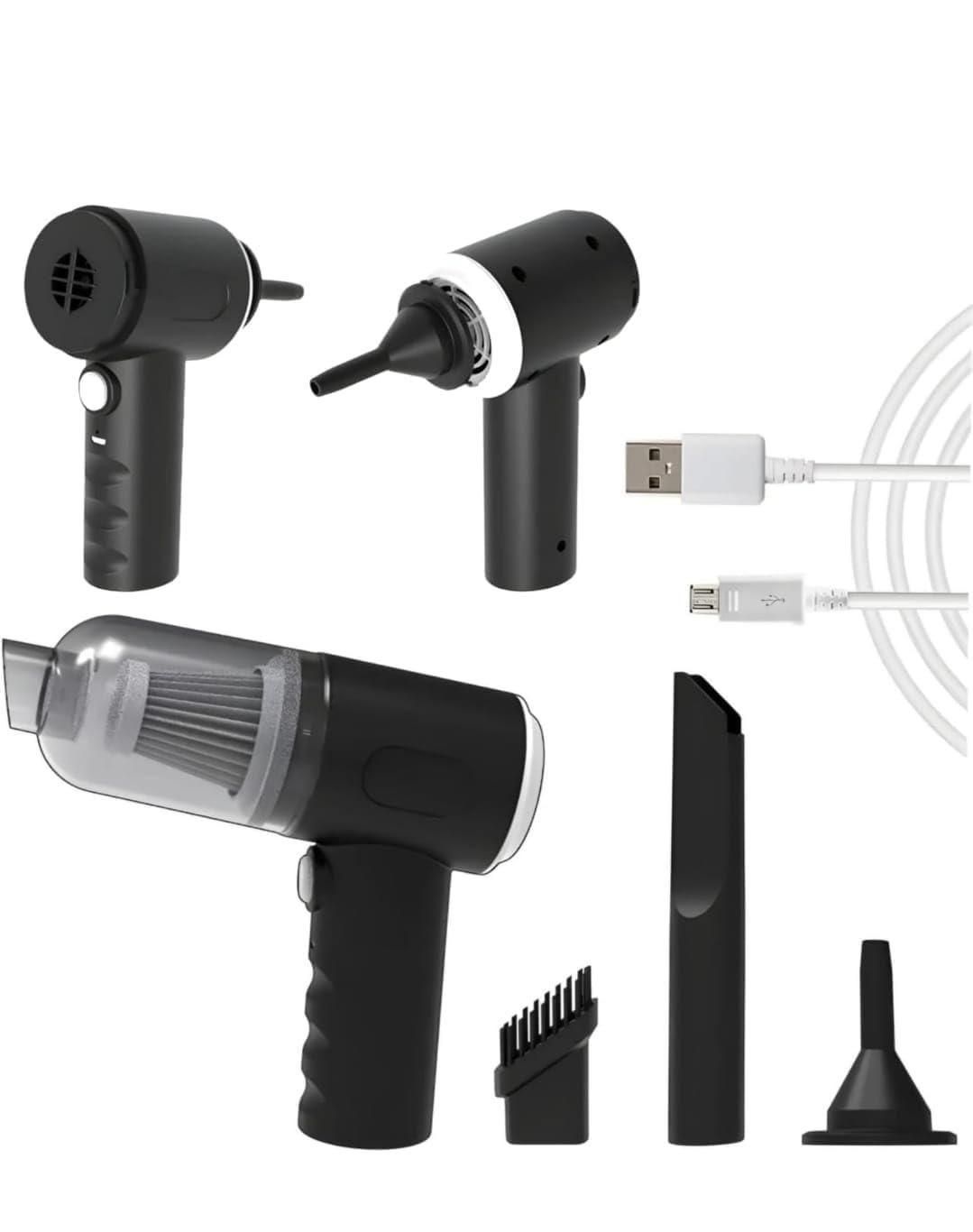 2-in-1 Wireless Vacuum Cleaner & Air Duster – Portable & Powerful