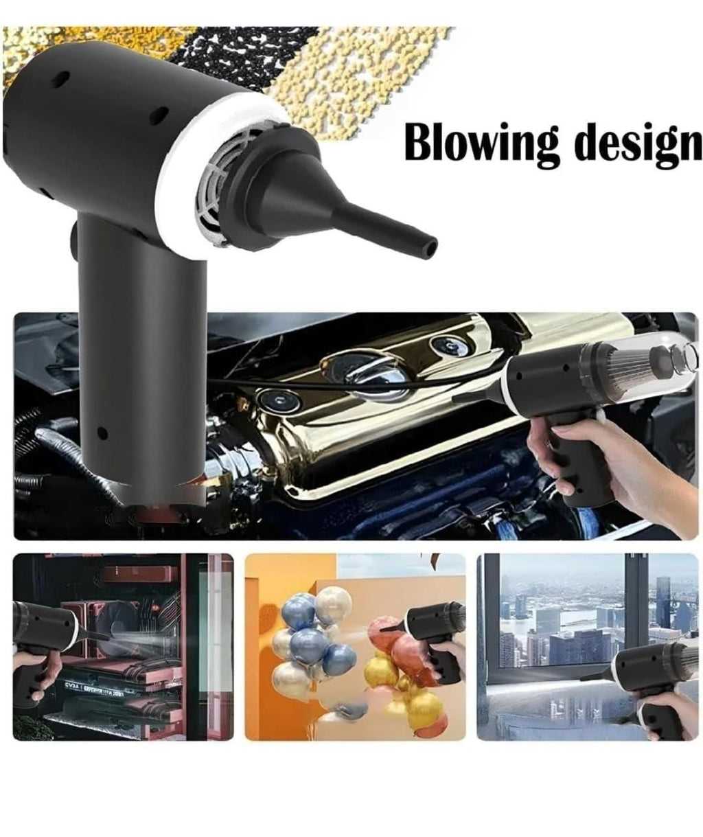 2-in-1 Wireless Vacuum Cleaner & Air Duster – Portable & Powerful