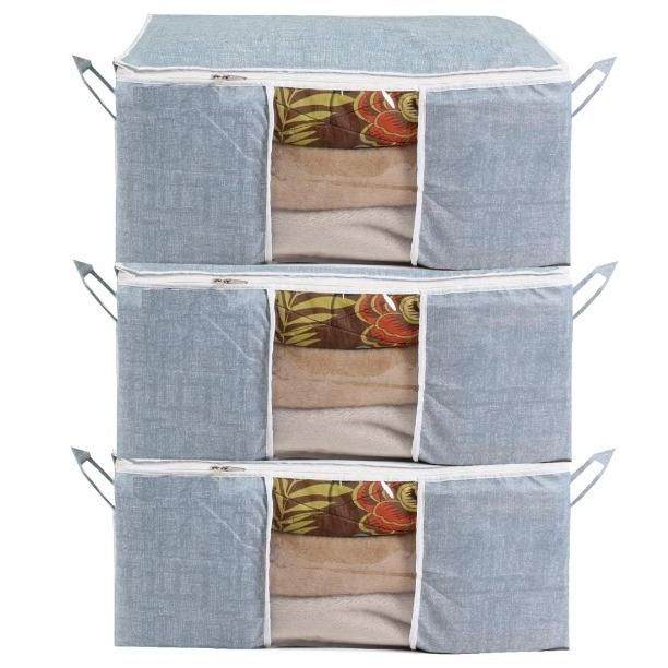 Storage Organizer- Solid Non Woven Storage Organizer (Set of 3)